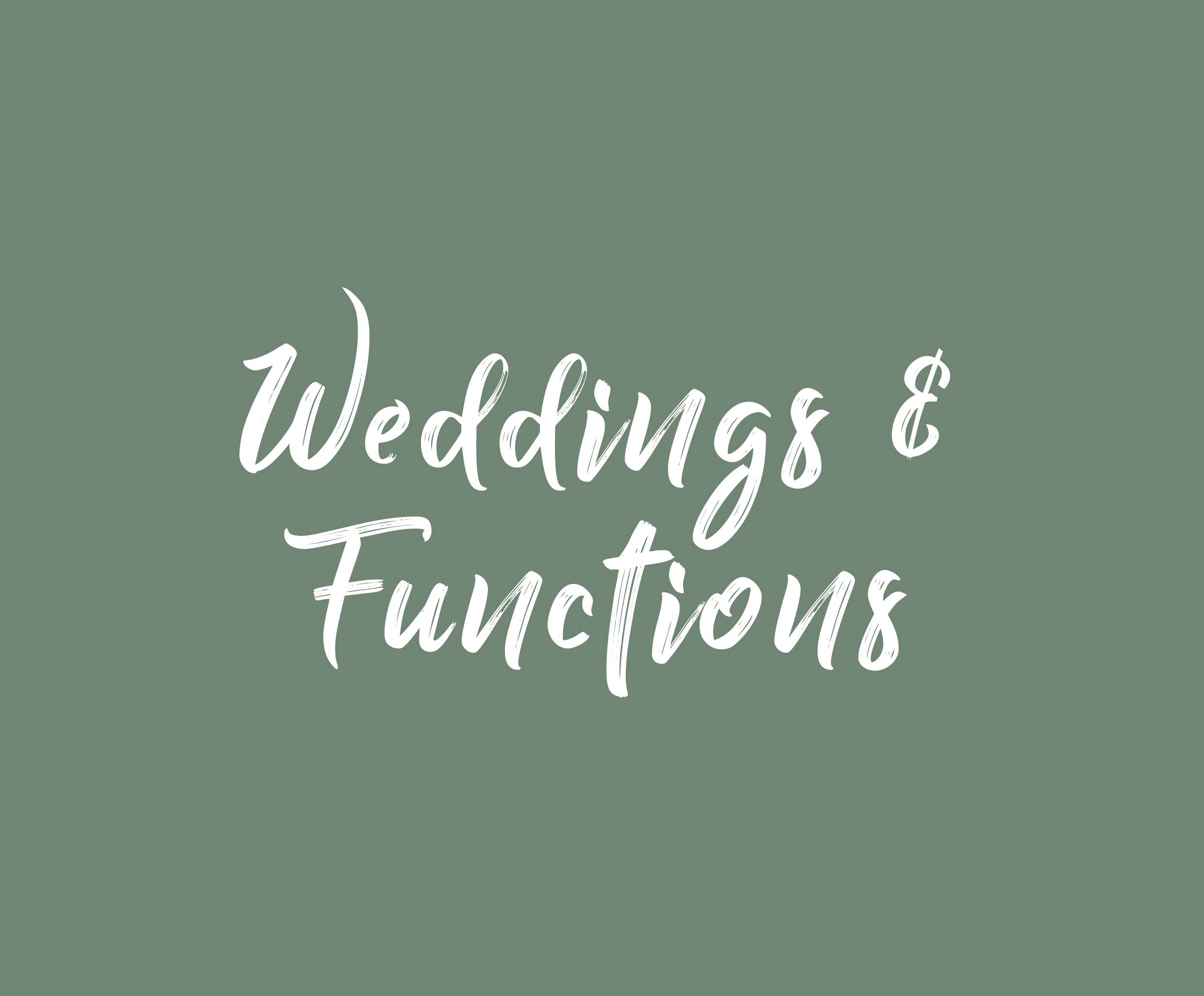 Weddings & Functions
