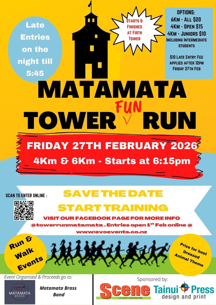 Tower Run Matamata on tonight!

https://www.firthtower.co.nz/