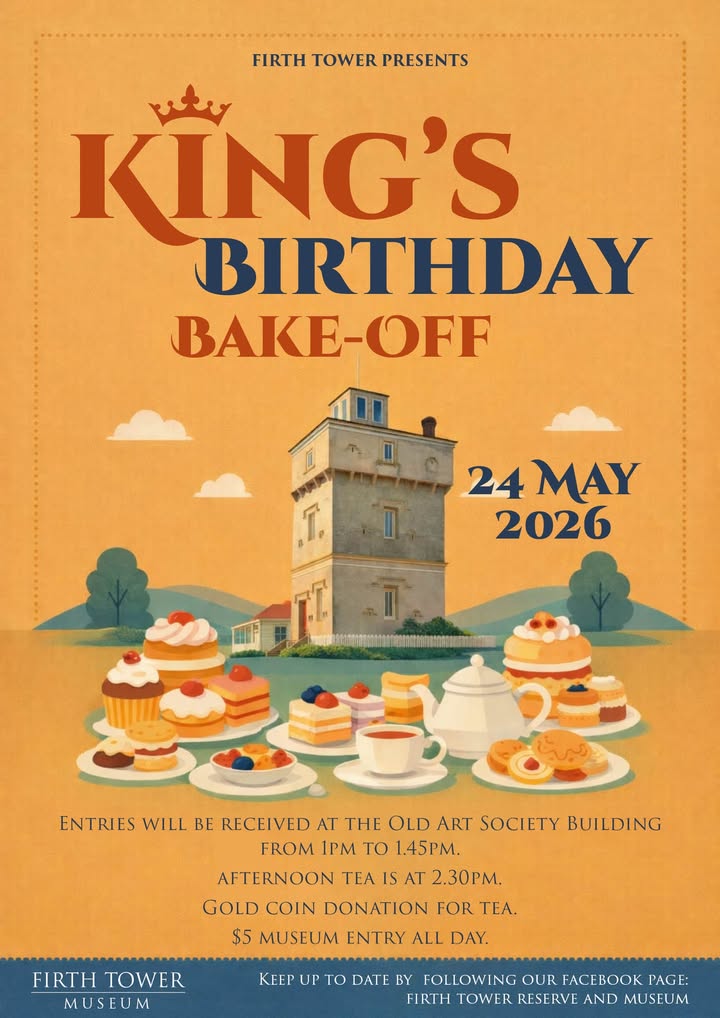 Reminder! This Sunday, 24 May 2026, is Kings Birthday Bakeoff day! This year it is being held i...