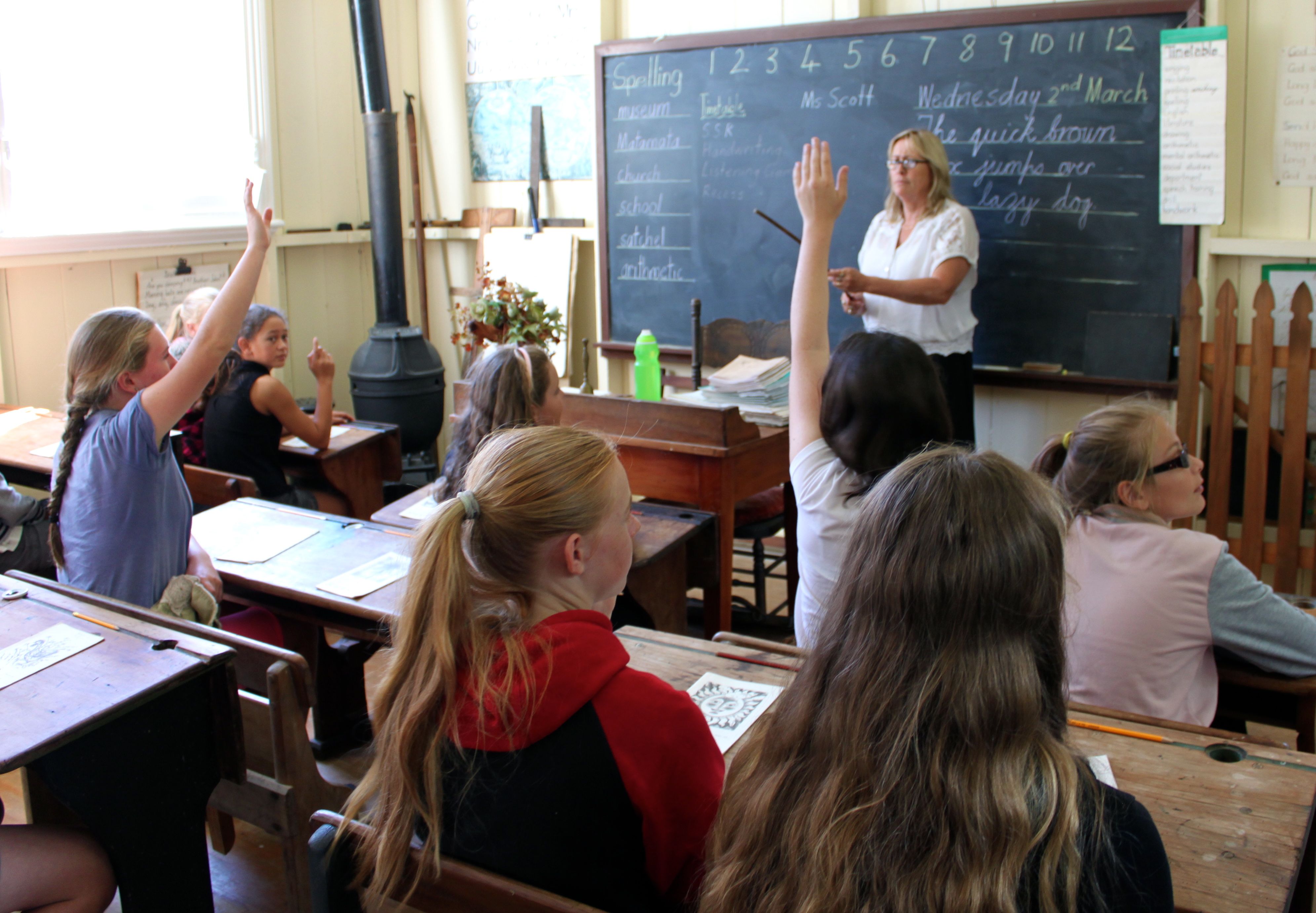 Children in a classroom